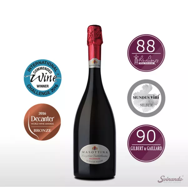 Conegliano Valdobbiadene Prosecco Superiore Extra Dry DOCG Rive di Ogliano