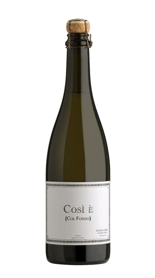 Prosecco di Valdobbiadene Rifermentato in bottiglia ‘Così è Col Fondo’ Bellenda