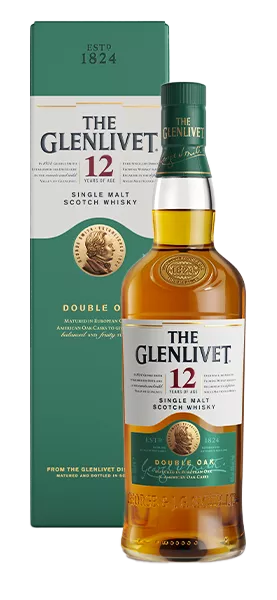 The Glenlivet Single Malt Scotch Whisky 12 Years Of Age Double Oak