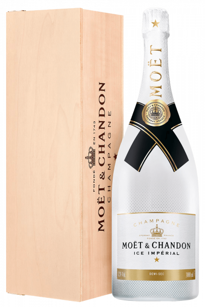 Jéroboam Moët & Chandon Demi-Sec Ice Impérial (3Litri Cassetta in Legno)