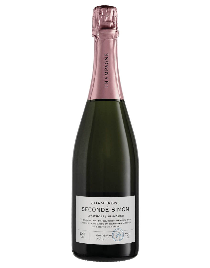 Champagne AOC Grand Cru Ambonnay Brut Rosé Cuvée 2 Secondé Simon Laurier